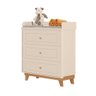 Comoda Infantil Trocador Natan Tuboarte 100% em Mdf - 3