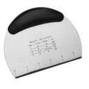 Ver imagem 1 de Espátula e Raspador Meia Lua Aço Inox Profissional