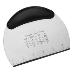 Espátula e Raspador Meia Lua Aço Inox Profissional - 1