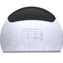 Ver imagem 2 de Espátula e Raspador Meia Lua Aço Inox Profissional