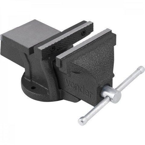 Torno de bancada fixo N° 6 em ferro nodular Vonder