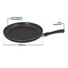 Panquequeira e Tapioqueira Antiaderente Grafite Ø22cm Baquelite - 3
