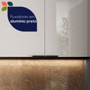 Ver imagem 5 de Armário Aéreo Cozinha 120 Cm Lumina 3 Portas Cinza - Telasul