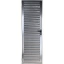Ver imagem 1 de Porta de Alumínio Palheta Ventilada 210 x 100 Direita Linha All Soft Cor Brilhante