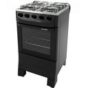 Ver imagem 1 de Fogão Mueller 4 Bocas Moderatto Manual Mesa de Aço Inox Forno 48 Litros