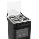 Ver imagem 3 de Fogão Mueller 4 Bocas Moderatto Manual Mesa de Aço Inox Forno 48 Litros
