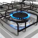 Ver imagem 6 de Fogão Mueller 4 Bocas Moderatto Manual Mesa de Aço Inox Forno 48 Litros