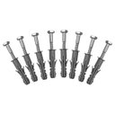 Ver imagem 7 de Varal de Muro/parede com Mão Francesa 5 Cordas de até 5 Mts - Preto