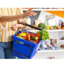 Ver imagem 5 de Kit com 10 Cestas de Compras Mercado Loja Azul