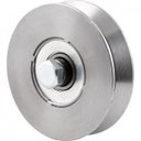 Ver imagem 1 de Roldana para portão 3" tipo V aço polido sem caixa Vonder
