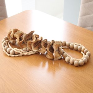 Colar de Mesa Decorativo Jatobá 55 Cm Moderna Mobília