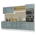 Ver imagem 2 de Armário de Cozinha Completa 310 Cm Branco/cinza Lux Madesa 04