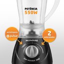 Ver imagem 3 de Liquidificador Easy Power 550W 220V L-550-B Mondial