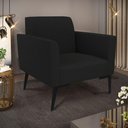 Ver imagem 6 de Kit 2 Poltronas Pés Villach Marisa Linho D03 - D\'rossi Cor A79 Preto