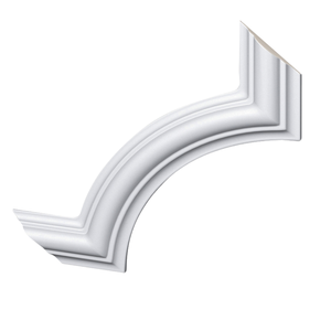 Kit Aplique Boiserie Z102 - 4 Peças 20x20cm Gart Z