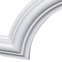 Ver imagem 3 de Kit Aplique Boiserie Z102 - 4 Peças 20x20cm Gart Z