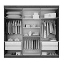 Ver imagem 3 de Guarda-Roupa Casal 6 Portas Monza Sallêto Móveis
