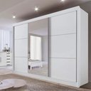 Ver imagem 2 de Guarda Roupa Los Angeles Branco 3 Portas 6 Gavetas D’doro