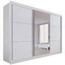 Ver imagem 1 de Guarda Roupa Los Angeles Branco 3 Portas 6 Gavetas D’doro