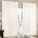 Ver imagem 1 de Cortina 3 Mt Sala Quarto Renda com Voal para Trilho Comum Baratissima Palha