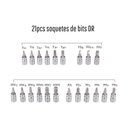 Ver mais imagens de Kit Chaves Catraca Reversivel Soquetes 46 Pecas + Maleta