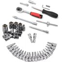 Ver imagem 4 de Kit Chaves Catraca Reversivel Soquetes 46 Pecas + Maleta