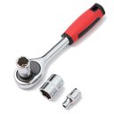 Ver imagem 6 de Kit Chaves Catraca Reversivel Soquetes 46 Pecas + Maleta