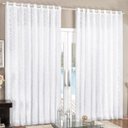 Ver imagem 1 de Cortina 3 Mt Sala Quarto Renda com Voal para Trilho Suisso Baratissima Branca