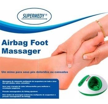Massageador Para Os Pés Airbag Foot Massager Azul - 4