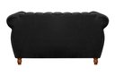 Ver imagem 4 de Conjunto Realeza Sofá com Poltronas Chesterfield Decoração Sala Recepção - Veludo Preto