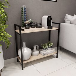 Aparador de Café Elegante Rustico Estilo Industrial Inovador - 4