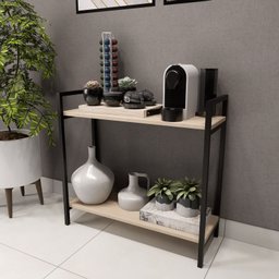 Aparador de Café Elegante Rustico Estilo Industrial Inovador - 5