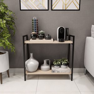 Aparador de Café Elegante Rustico Estilo Industrial Inovador