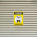 Ver imagem 3 de Combo 6 Placas De Sinalização Cuidado Cachorro Feroz 20x30 Acesso - P-6/2 F9e