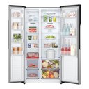 Ver imagem 2 de Geladeira Side by Side LG 509L Inverter A+++ Prata GC-B187PQAM 220V