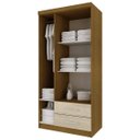 Ver imagem 2 de Guarda-Roupa Solteiro 3 Portas Manaus Mapi Móveis