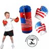 Kit Saco de Pancada Infantil + Luvas de Boxe Muai Thay - 5