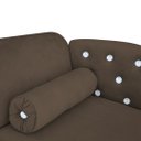 Ver imagem 4 de Caminha Pet Luxo Divâ Strass Tecido Corino Divini Decor:marrom