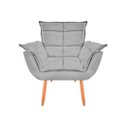 Ver imagem 2 de Kit 3 Poltronas Opala GatMagazine-Suede cinza