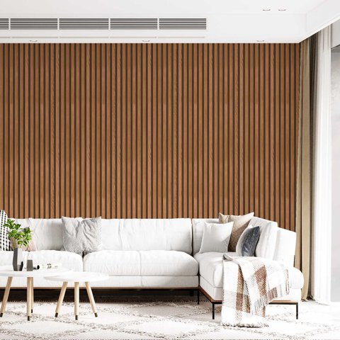 Papel de Parede Madeira Ripada Ripa - 2,8m