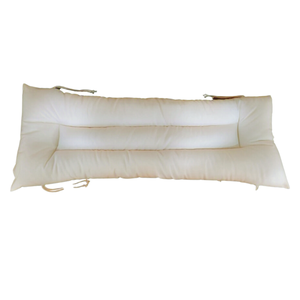 Almofada Futon para Cadeira e Banco 120x60 Cm:palha