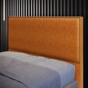 Ver imagem 2 de Cabeceira Box Queen com Tachas 160 Cm Vicenza L02 Couríssimo Canela - Lyam Decor