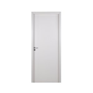 Kit Porta de Madeira Lisa 215x74cm com Batente de MDF Ultra 16cm Melamínico MGM