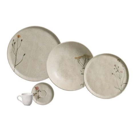 Aparelho de Jantar 30 Peças Bio Campestre (para 6 Pessoas)