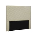Ver imagem 1 de Cabeceira Dubai Para Cama Box Solteiro 90 cm Corino Bege - D’Rossi
