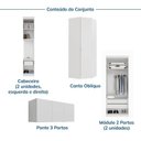 Ver imagem 5 de Guarda Roupa Planejado 12 Portas 6 Peças Hera CabeCasa MadeiraOriginals Algodão