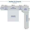 Ver imagem 5 de Guarda-Roupa Modulado de Canto Obliquo 8 Peças 9 Portas Orion CabeCasa MadeiraOriginals