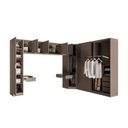 Ver imagem 7 de Guarda-Roupa Planejado de Canto Obliquo 8 Peças 9 Portas Orion CabeCasa MadeiraOriginals Marrom/Mocha