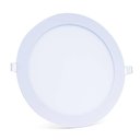 Ver imagem 1 de Plafon Led Slim 18w Redondo Embutir 6500k Branco Frio Bivolt - Unidade