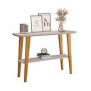 Ver imagem 3 de Aparador Buffet com Prateleira Retrô 121cm MDP Cinamomo Off White Multimóveis